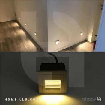 چراغ-زیرپله-5-وات-مربع-www.homeillu.com-1