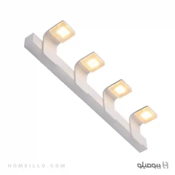 چراغ-بالا-آینه-مدل-1501-4-سفید-www.homeillu.com