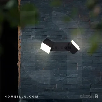 چراغ دیواری LED مدرن 9 وات NSGH45 www.homeillu.com-2