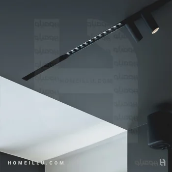 چراغ-خطی-12-وات-LED-مگنتی-www.homeillu.com-1